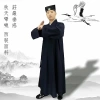 Golden Qilin A Monk's Short Jacket without leg bindings, made of woolen fabric, warm small jacket for spring, autumn and winter, men's small jacket, monk's uniform for all four seasons 52 Specification image